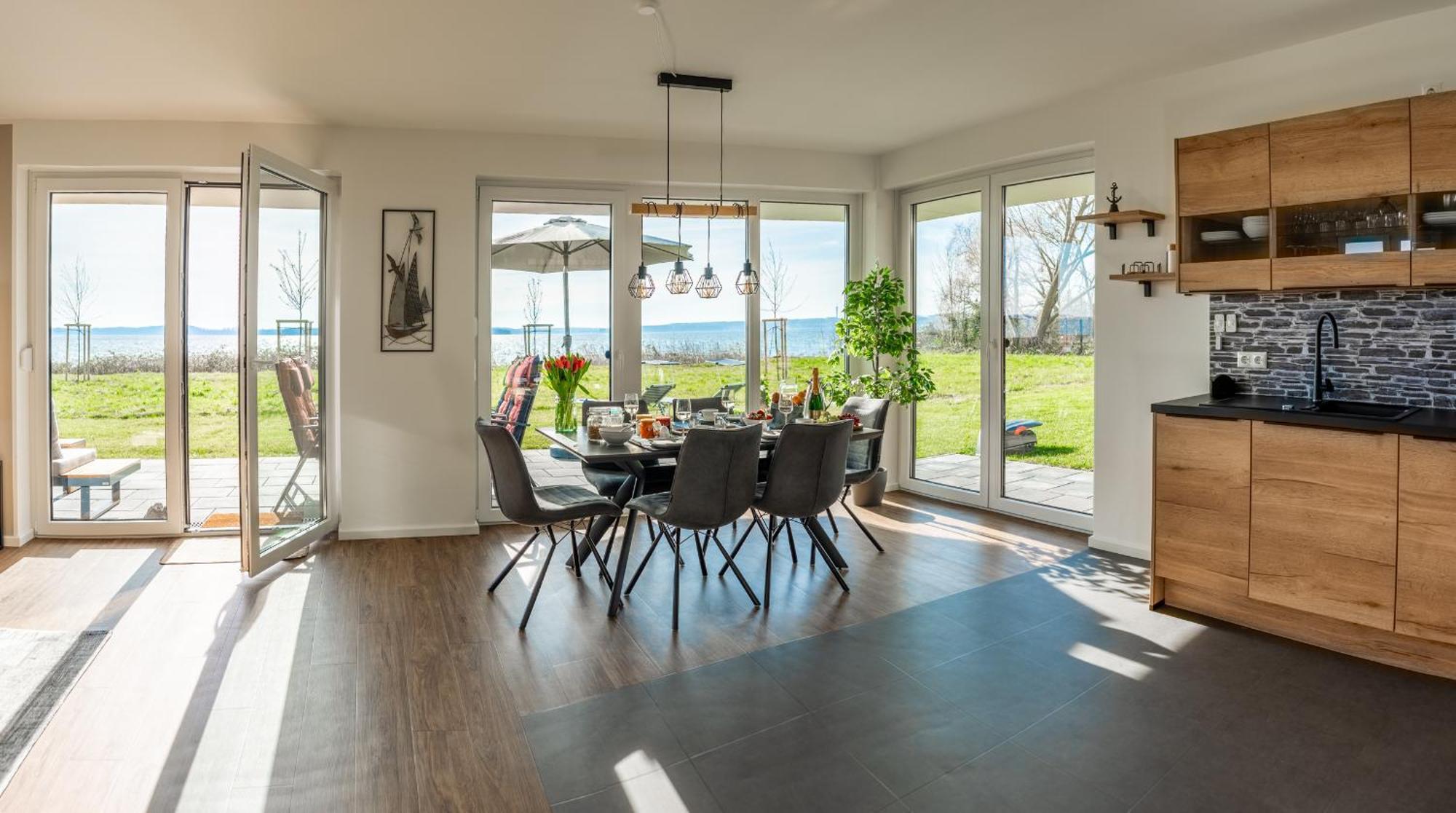 Hangar 19 Luxusbungalow Am See H8 什未林 外观 照片